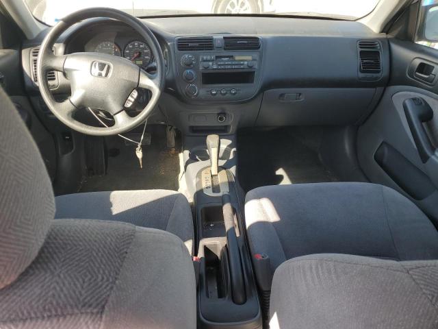 1HGES16521L064020 - 2001 HONDA CIVIC LX GRAY photo 8
