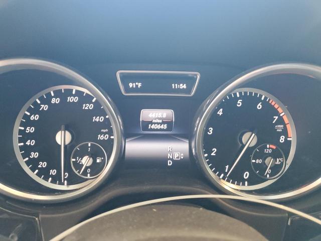 4JGDA5HB5EA274552 - 2014 MERCEDES-BENZ ML 350 4MATIC BLACK photo 9