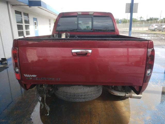 1GCJSDDE2A8102544 - 2010 CHEVROLET COLORADO LT BURGUNDY photo 6