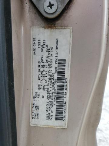 4TAUN61C6SZ010525 - 1995 TOYOTA TACOMA TAN photo 12