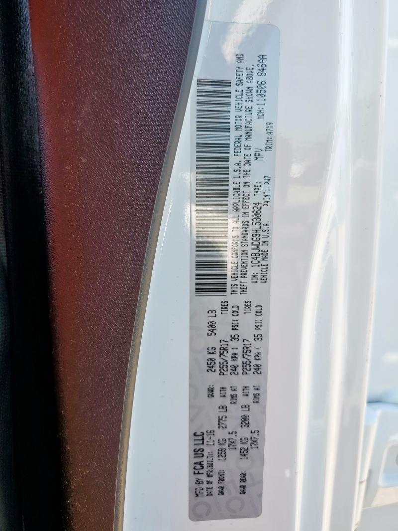 1C4BJWDG9HL530624 - 2017 JEEP WRANGLER UNLIMITED SPORT WHITE photo 13