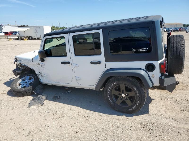 1C4BJWDG9HL530624 - 2017 JEEP WRANGLER UNLIMITED SPORT WHITE photo 2