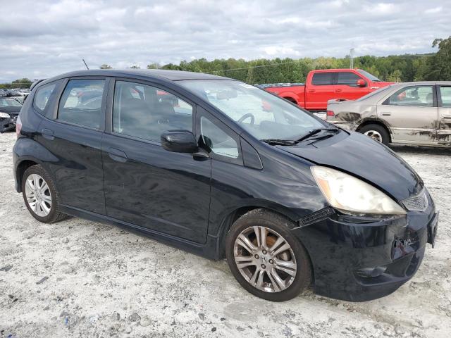 JHMGE8H48AC004303 - 2010 HONDA FIT SPORT BLACK photo 4