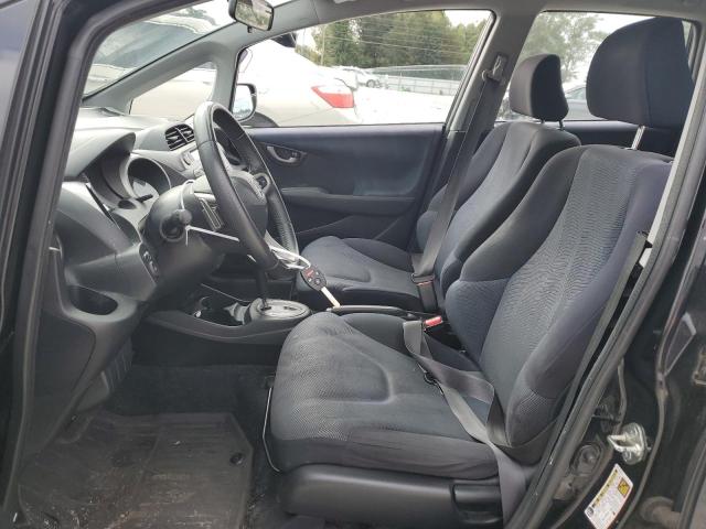 JHMGE8H48AC004303 - 2010 HONDA FIT SPORT BLACK photo 7