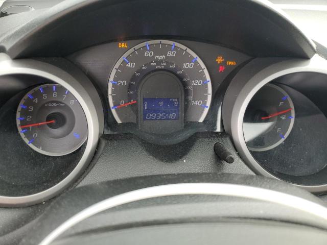 JHMGE8H48AC004303 - 2010 HONDA FIT SPORT BLACK photo 9