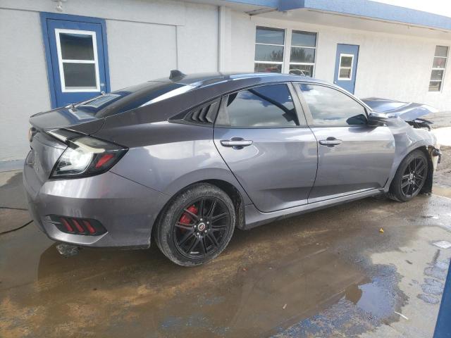 19XFC2F55HE073805 - 2017 HONDA CIVIC LX رمادي صورة 3