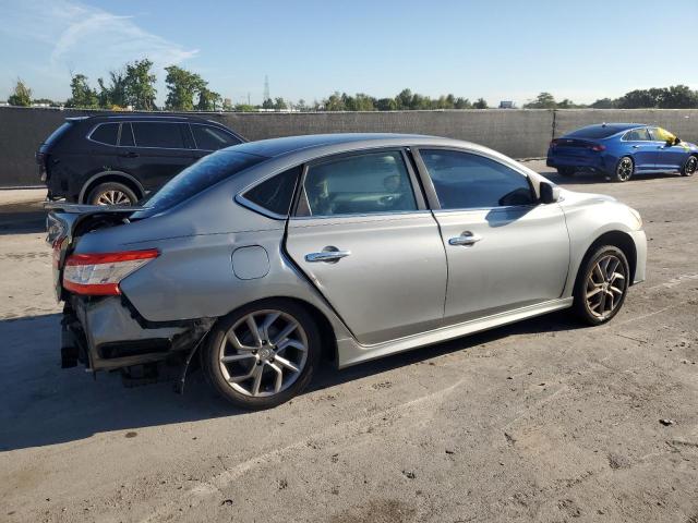 3N1AB7AP4DL649489 - 2013 NISSAN SENTRA S GRAY photo 3