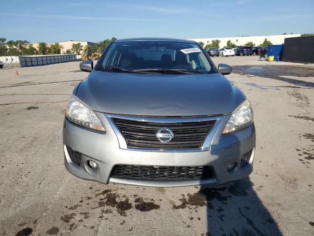3N1AB7AP4DL649489 - 2013 NISSAN SENTRA S GRAY photo 5