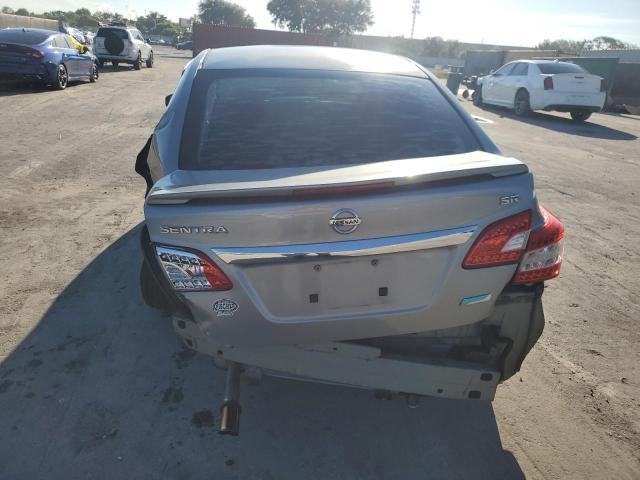 3N1AB7AP4DL649489 - 2013 NISSAN SENTRA S GRAY photo 6