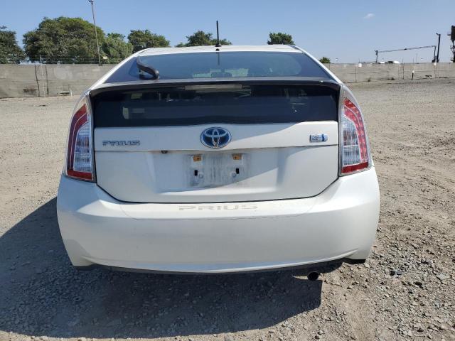 JTDKN3DU4F1885346 - 2015 TOYOTA PRIUS WHITE photo 6