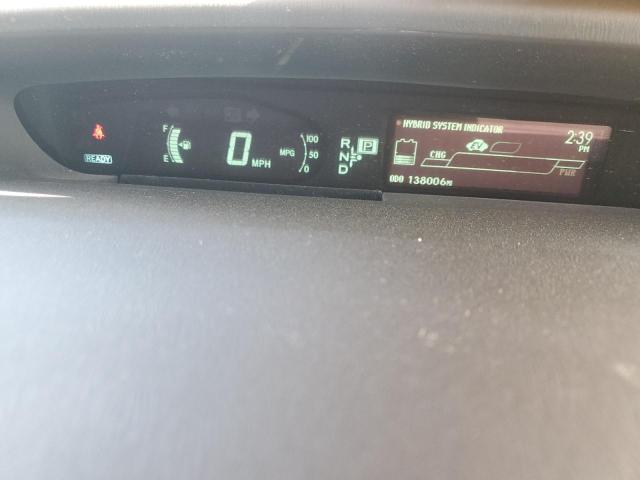 JTDKN3DU4F1885346 - 2015 TOYOTA PRIUS WHITE photo 9