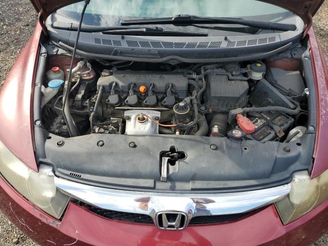 2HGFA1F81AH504565 - 2010 HONDA CIVIC EX RED photo 11