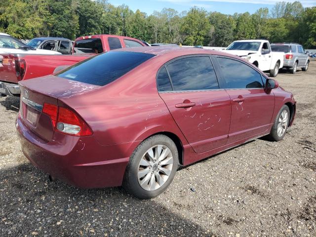 2HGFA1F81AH504565 - 2010 HONDA CIVIC EX RED photo 3
