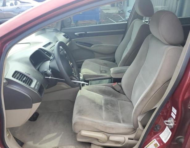 2HGFA1F81AH504565 - 2010 HONDA CIVIC EX RED photo 7