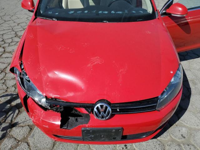 3VWPL7AJ9EM623074 - 2014 VOLKSWAGEN JETTA TDI 红色 照片 11