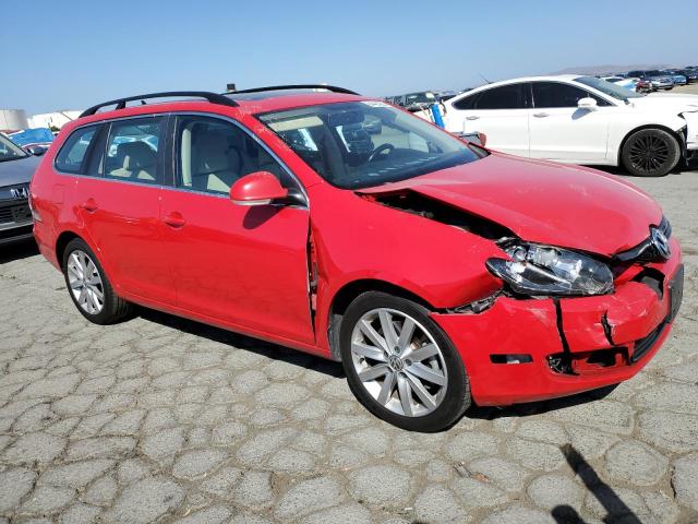 3VWPL7AJ9EM623074 - 2014 VOLKSWAGEN JETTA TDI 红色 照片 4