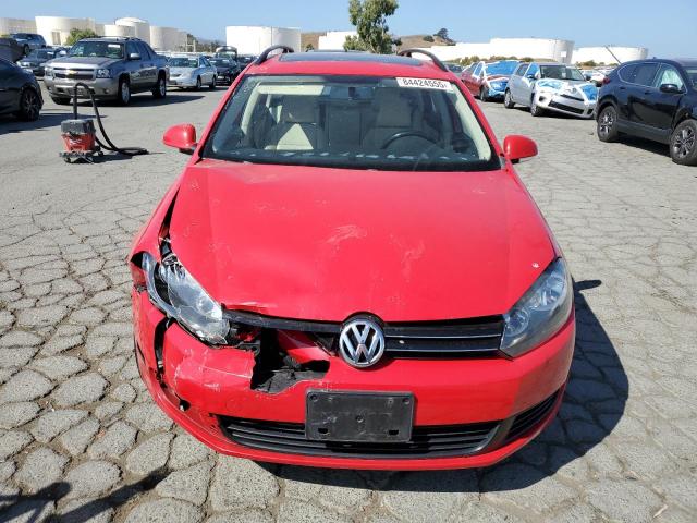 3VWPL7AJ9EM623074 - 2014 VOLKSWAGEN JETTA TDI 红色 照片 5