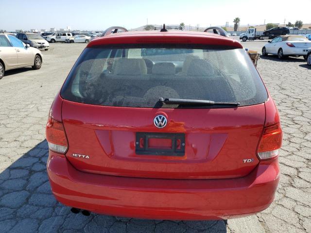 3VWPL7AJ9EM623074 - 2014 VOLKSWAGEN JETTA TDI 红色 照片 6