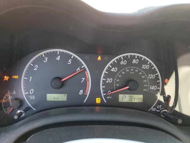 5YFBU4EE5DP155406 - 2013 TOYOTA COROLLA BASE Czarny zdjęcie 9