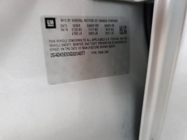 2G4GK5EX5G9204977 - 2016 BUICK REGAL SILVER photo 12