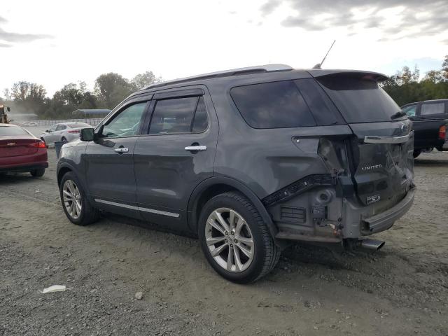 1FM5K7FH1JGC51667 - 2018 FORD EXPLORER LIMITED Gris photo 2
