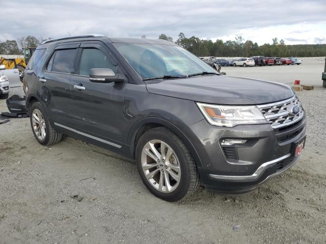 1FM5K7FH1JGC51667 - 2018 FORD EXPLORER LIMITED Gris photo 4