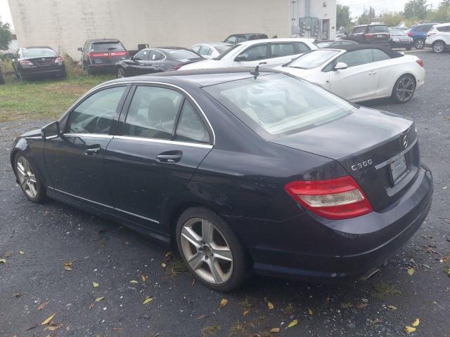 WDDGF8BB6BR145896 - 2011 MERCEDES-BENZ C 300 4MATIC BLUE photo 3