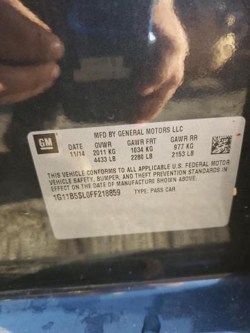 1G11B5SL0FF218859 - 2015 CHEVROLET MALIBU LS Grafit foto 12