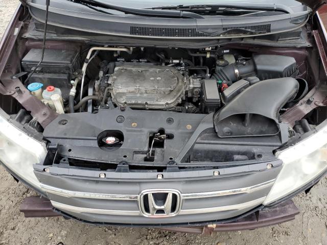 5FNRL5H6XBB055077 - 2011 HONDA ODYSSEY EXL Бордовый фото 12