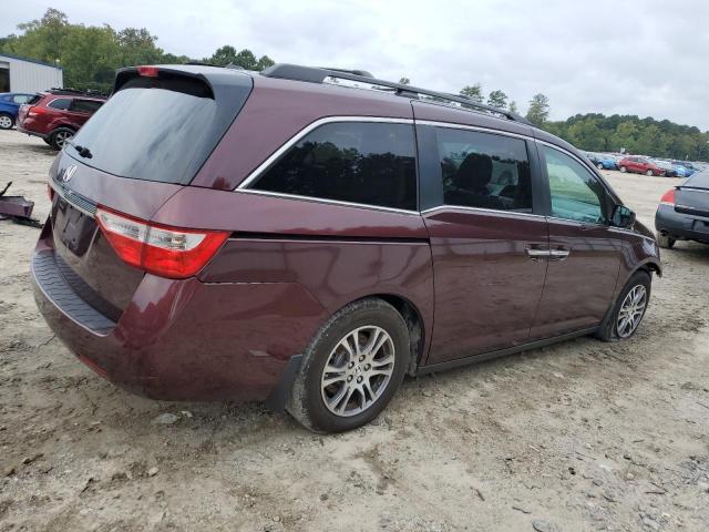 5FNRL5H6XBB055077 - 2011 HONDA ODYSSEY EXL Бордовый фото 3