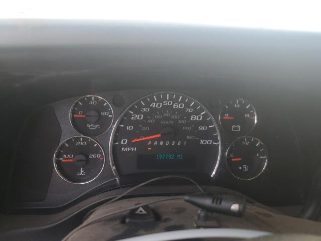 1GCGG25C581163225 - 2008 CHEVROLET EXPRESS G2 Srebrny zdjęcie 9