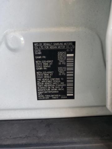 KNMAT2MT7KP534800 - 2019 NISSAN ROGUE S Ağ foto 13