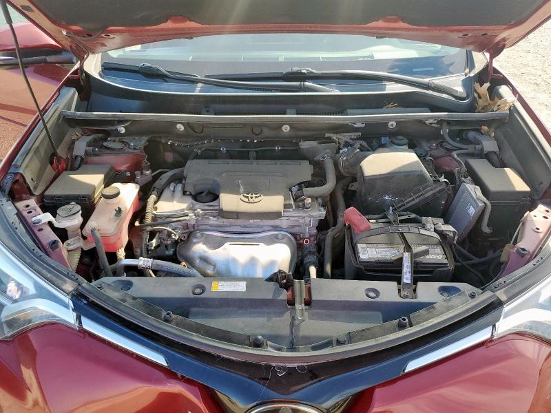 2T3YFREV8JW484796 - 2018 TOYOTA RAV4 LIMITED Czerwony zdjęcie 12