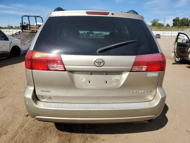 5TDBA22C95S038095 - 2005 TOYOTA SIENNA XLE ოქროსფერი ფოტო 6