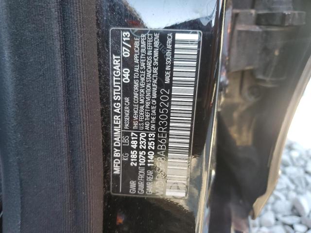 WDDGF8AB6ER305202 - 2014 MERCEDES-BENZ C 300 4MATIC BLACK photo 12