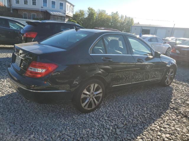 WDDGF8AB6ER305202 - 2014 MERCEDES-BENZ C 300 4MATIC BLACK photo 3