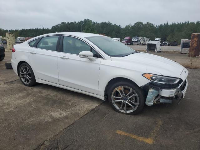 3FA6P0CD0KR145228 - 2019 FORD FUSION SEL Beyaz fotoğraf 4