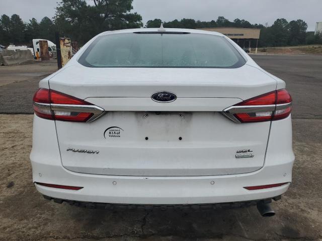 3FA6P0CD0KR145228 - 2019 FORD FUSION SEL Beyaz fotoğraf 6