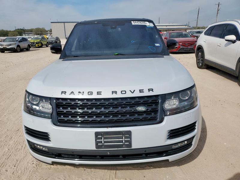 SALGS2KF1GA249376 - 2016 LAND ROVER RANGE ROVE HSE WHITE photo 5