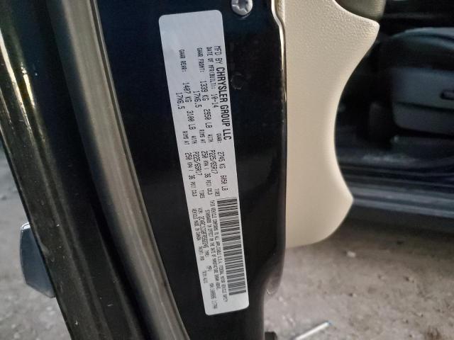 2C4RC1CG8FR582246 - 2015 CHRYSLER TOWN & COU TOURING L BLACK photo 13