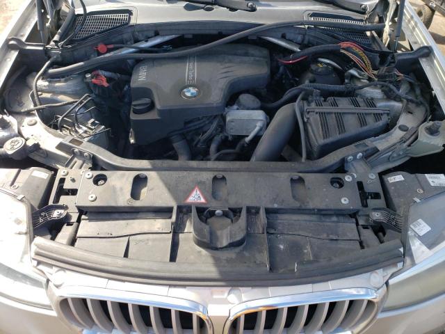 5UXWX9C50G0D64707 - 2016 BMW X3 XDRIVE28I SILVER photo 12