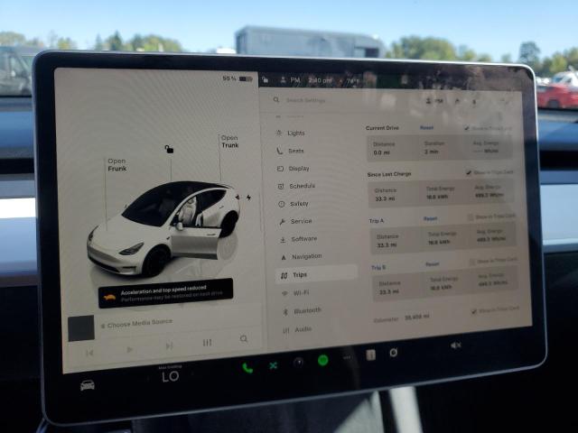 7SAYGDEF0NF540026 - 2022 TESLA MODEL Y 白色 照片 9