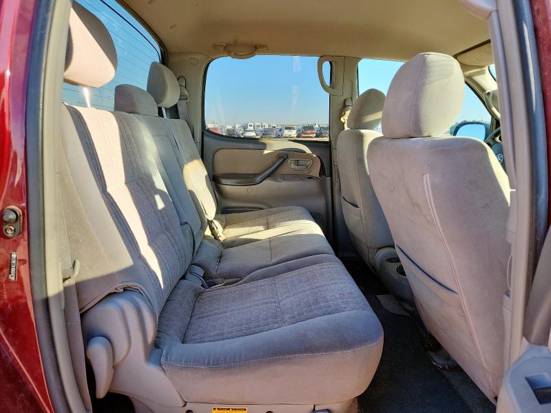 5TBET34106S542182 - 2006 TOYOTA TUNDRA DOUBLE CAB SR5 BURGUNDY photo 10