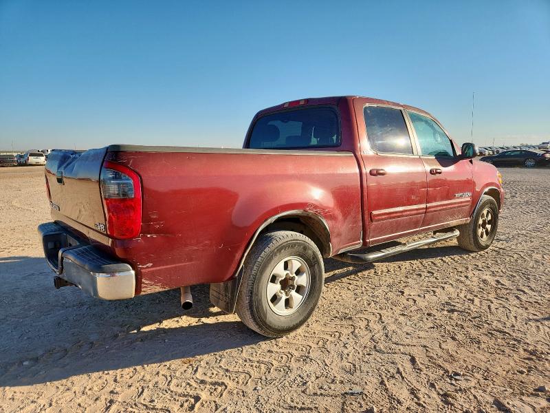 5TBET34106S542182 - 2006 TOYOTA TUNDRA DOUBLE CAB SR5 BURGUNDY photo 3