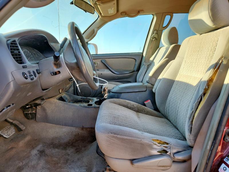 5TBET34106S542182 - 2006 TOYOTA TUNDRA DOUBLE CAB SR5 BURGUNDY photo 7