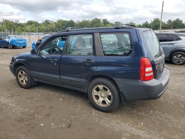 JF1SG63625H747928 - 2005 SUBARU FORESTER 2.5X BLUE photo 2