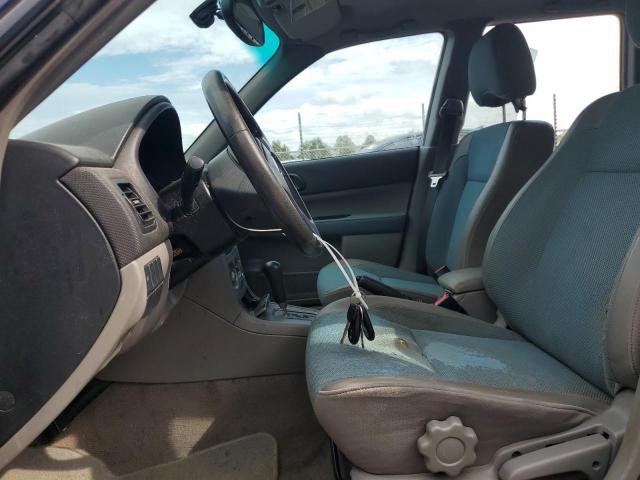 JF1SG63625H747928 - 2005 SUBARU FORESTER 2.5X BLUE photo 7