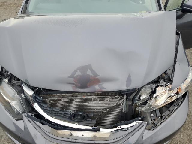 2HGFB2F56FH557990 - 2015 HONDA CIVIC LX GRAY photo 11