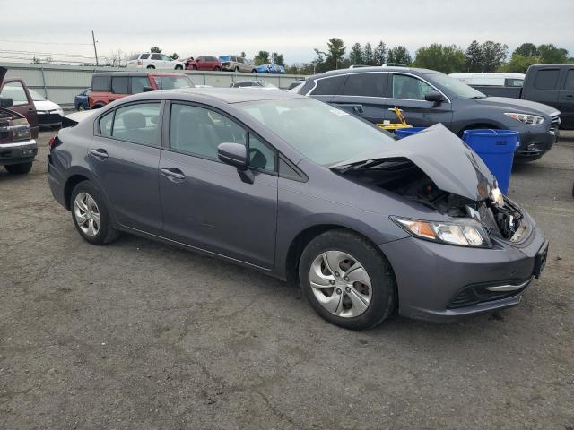 2HGFB2F56FH557990 - 2015 HONDA CIVIC LX GRAY photo 4