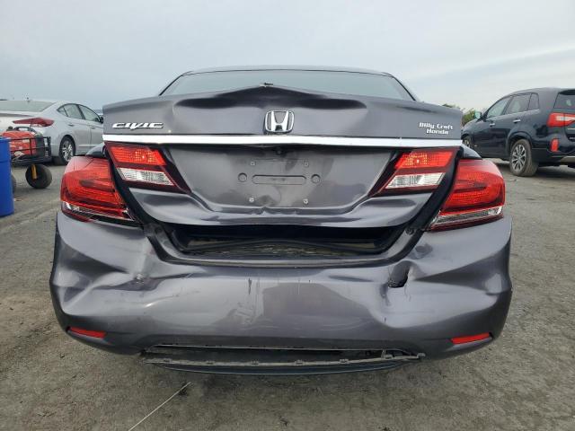 2HGFB2F56FH557990 - 2015 HONDA CIVIC LX GRAY photo 6